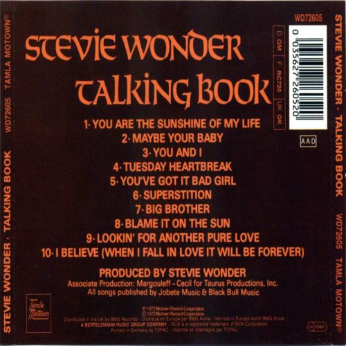 Talking Book Stevie Wonder Talking Book Stevie Wonder