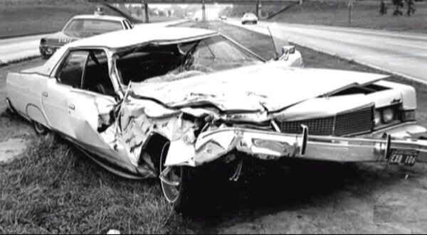 Accident Stevie Wonder-car
